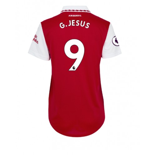 Fotbalové Dres Arsenal Gabriel Jesus #9 Dámské Domácí 2022-23 Krátký Rukáv